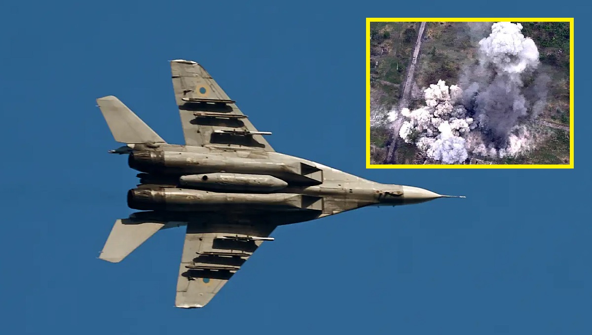 Ukraines væbnede styrker viser en sjælden video af amerikanske JDAM-bomber, der bliver brugt