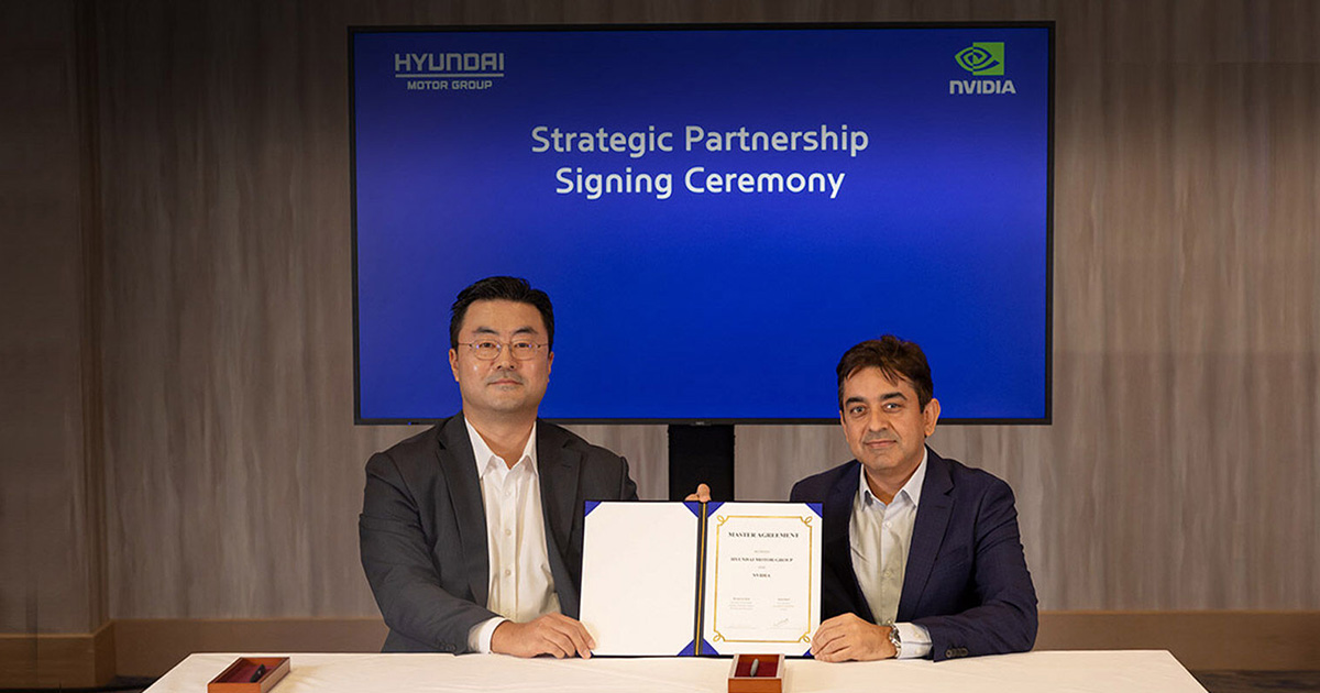 Hyundai går sammen med NVIDIA om at innovere i bilindustrien