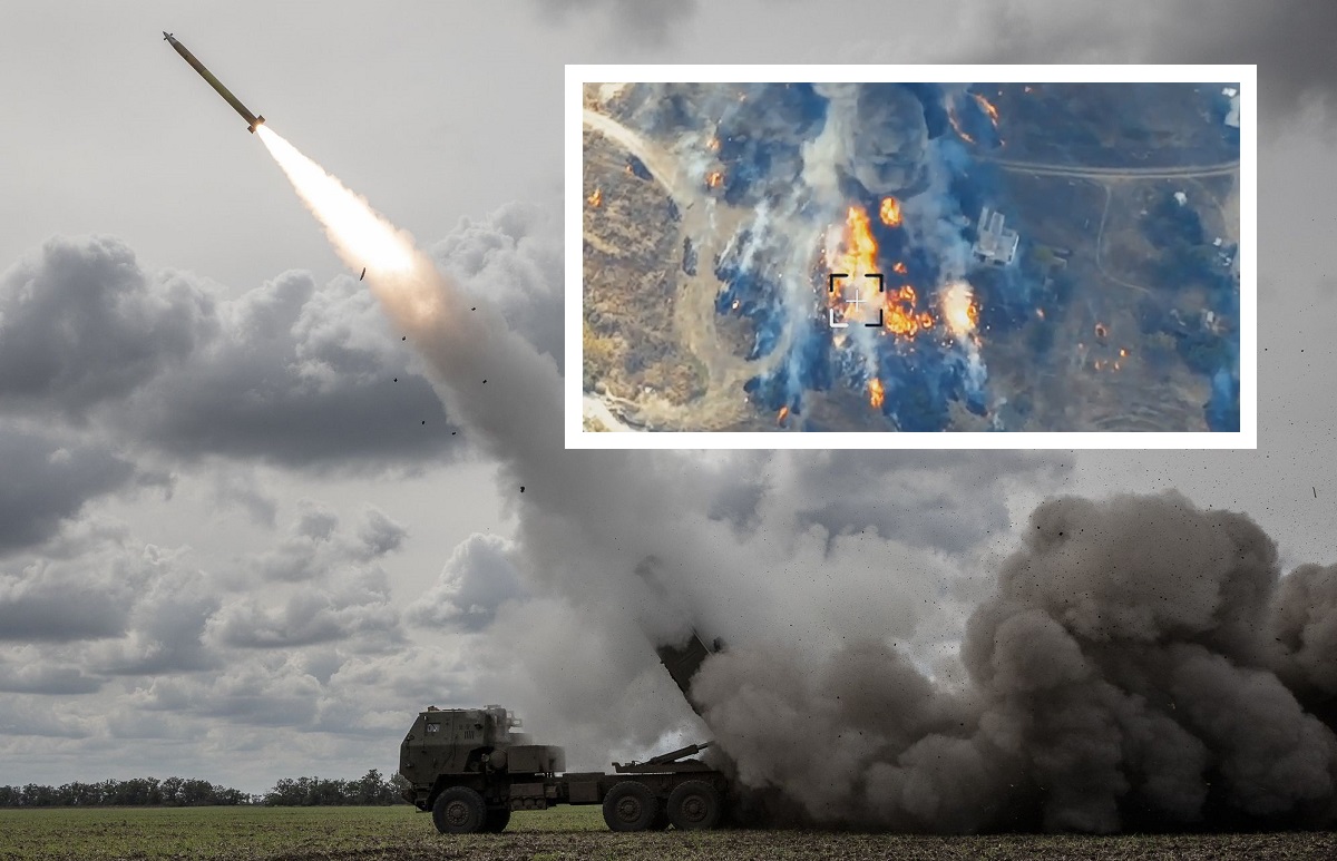 HIMARS ødelagde et russisk depot med ammunition og AT-16 Scallion anti-tank missiler til Ka-52 angrebshelikoptere.