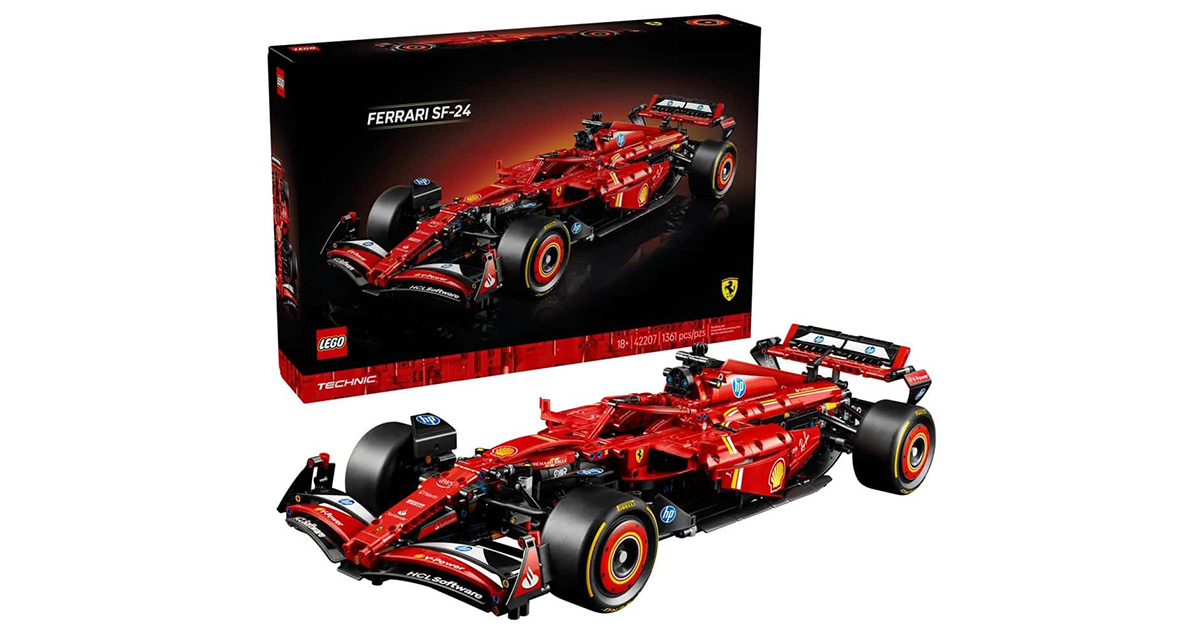 Lego Technic præsenterer et nyt produkt: Ferrari SF-24 F1 model