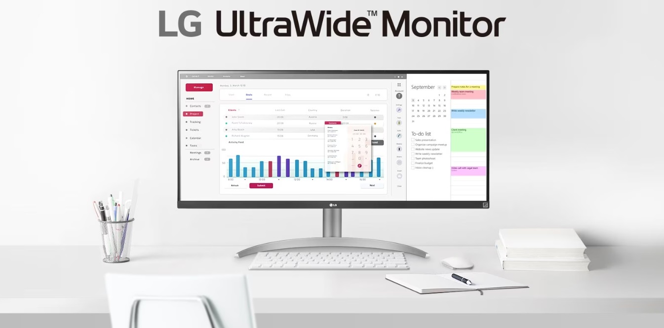 LG lancerer en ultrabred skærm med 100 Hz opdateringshastighed og AMD FreeSync-understøttelse i Europa