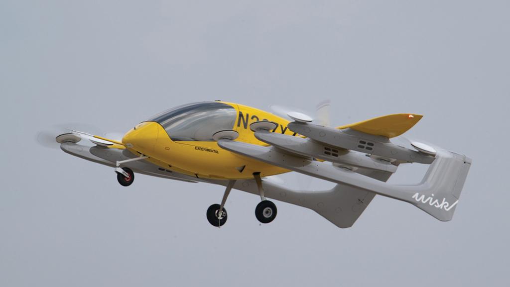 Boeing demonstrerede offentligt flyvningen af Wisk Aero Cora elektriske lufttaxi for første gang