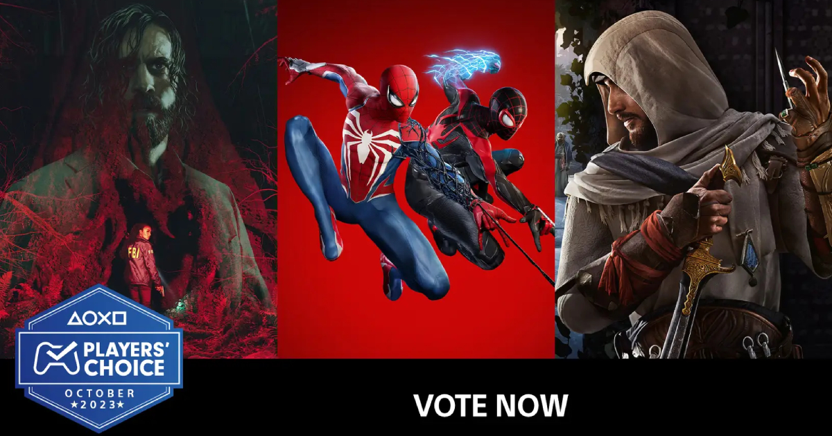 Mirage, Marvel's Spider-Man 2 eller Alan Wake 2? Afstemningen om oktobers bedste spil er begyndt på PlayStation Blog.