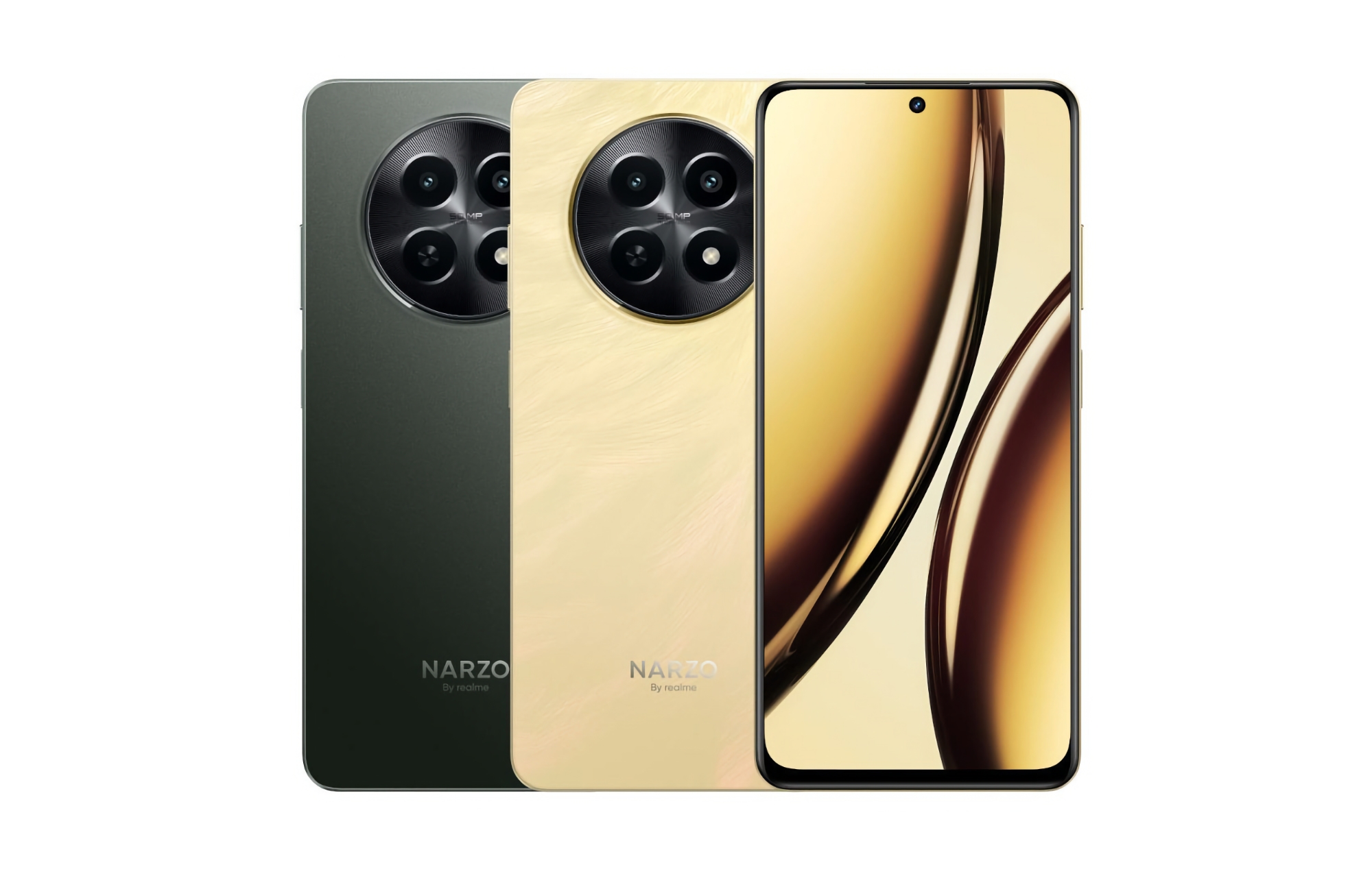 Realme Narzo N65: 120Hz LCD-skærm, MediaTek Dimensity 6300-processor og 50 MP-kamera til $138