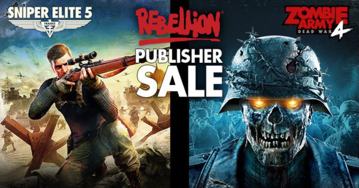 Rebellion Interactives Steam-udsalg fortsætter indtil 11. september: alle Sniper Elite- og Zombie Army-titler får rabat