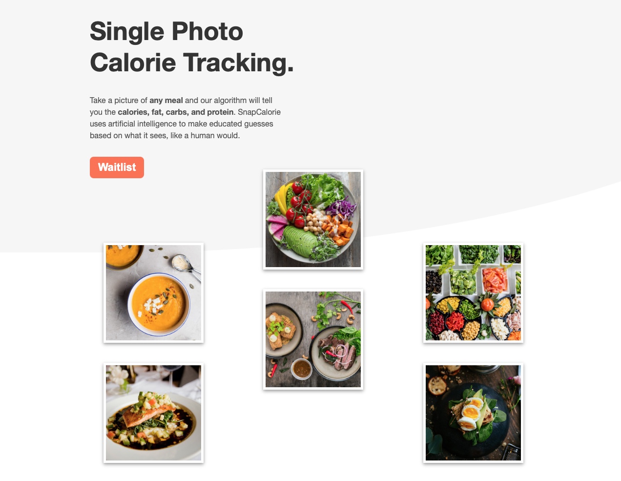 SnapCalorie bruger kunstig intelligens til at estimere kalorieindholdet i mad ud fra et foto
