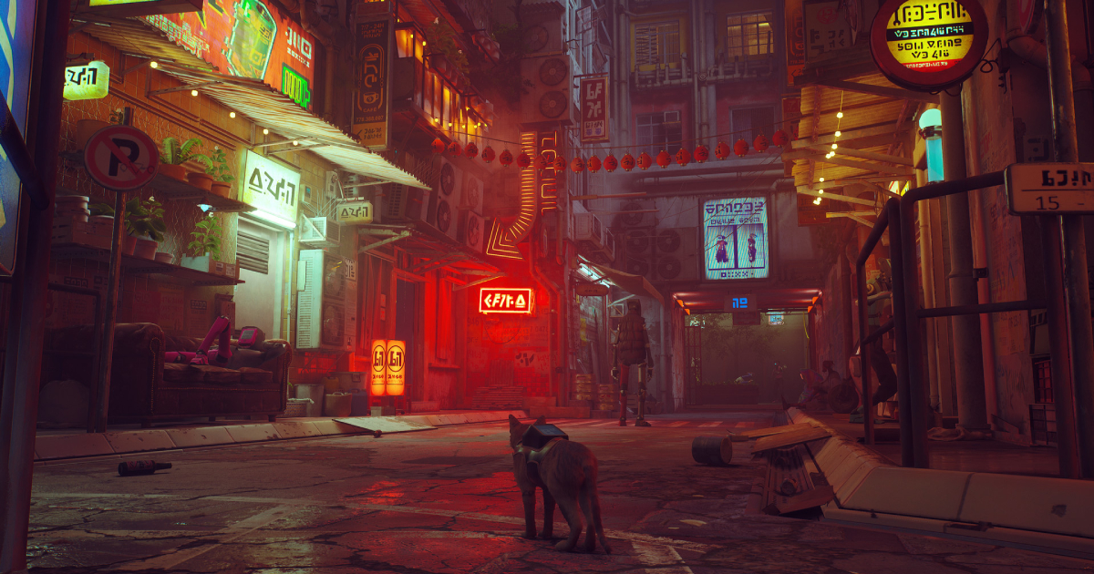 Den røde kat flygter fra cyberbyen: Stray har fået 25% rabat på Steam indtil den 17. august og koster $23