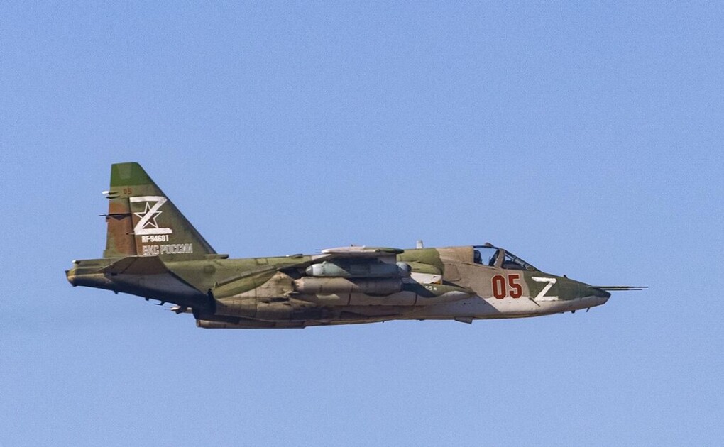 Ukraines væbnede styrker skyder fjendtlig Su-25 ned i Donetsk-regionen
