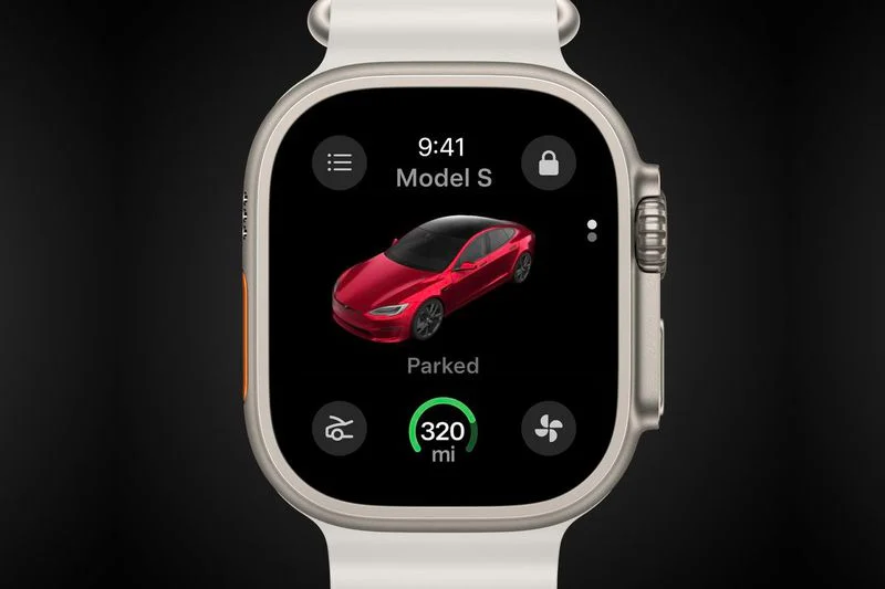 Tesla udvider sine teknologiske horisonter: ny app til Apple Watch