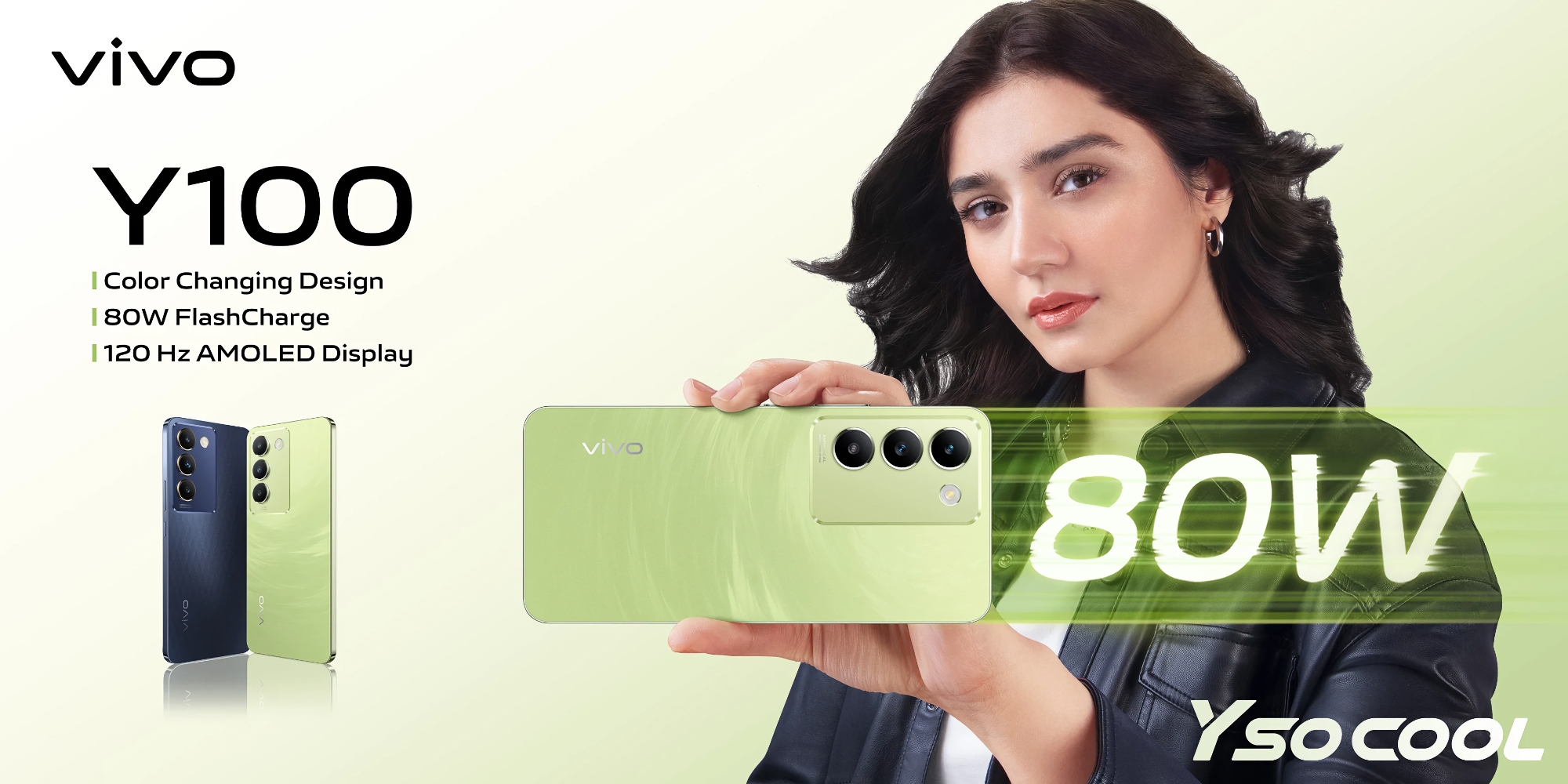 vivo Y100 4G: smartphone med 120Hz AMOLED-skærm, Snapdragon 685-chip, IP54-beskyttelse og 80W-opladning til $250