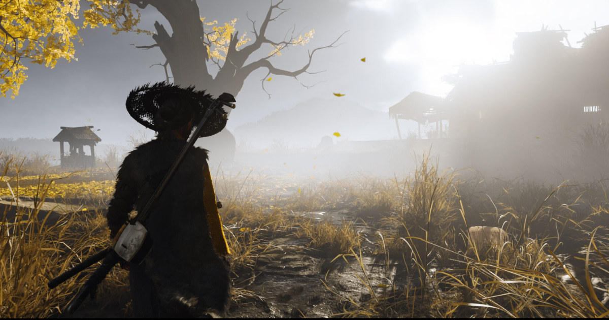 Tag et kig på det betagende skærmbillede af Ghost of Yotei: et nyt niveau af grafik