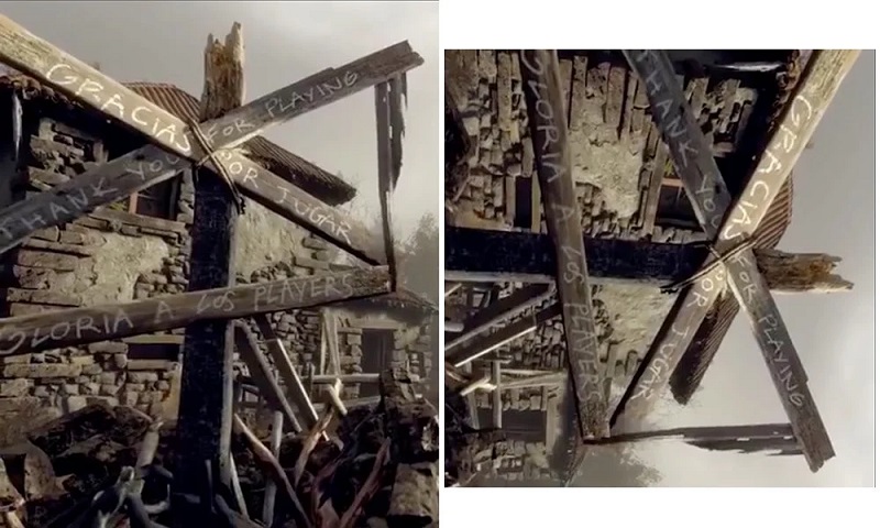 En træstruktur der minder om IX i Resident Evil 9 teaser