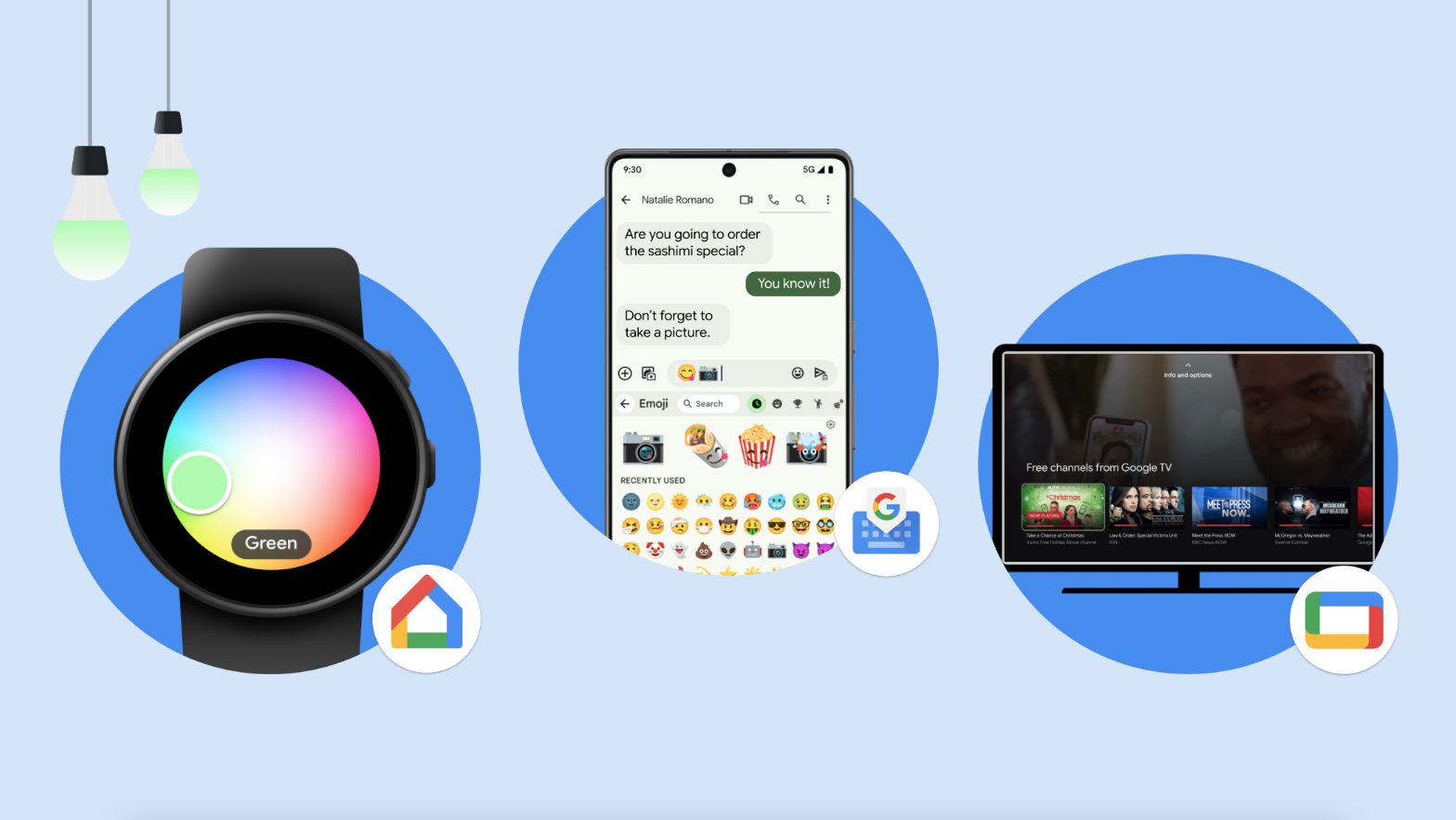 Google har opdateret Android, WearOS og Google TV med AI-drevne funktioner