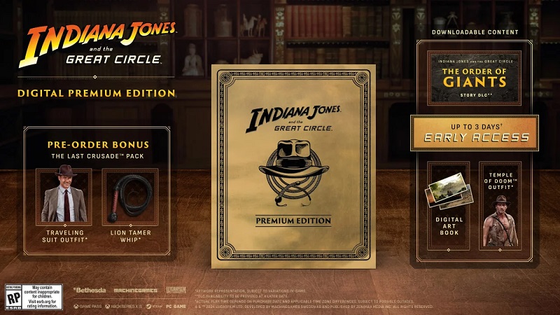 Hvem vil have en globus? Bethesda har løftet sløret for samler- og premiumudgaver af actioneventyret Indiana Jones and the Great Circle-3