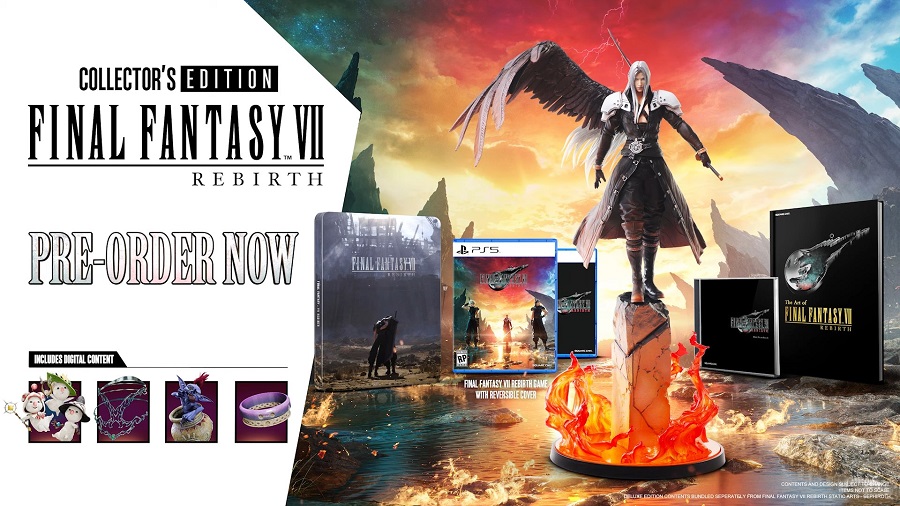 Final Fantasy-fans vil sætte pris på: Square Enix har afsløret samlerudgaven af Final Fantasy VII: Rebirth, som vil indeholde en kæmpe Sephiroth-figur.-2
