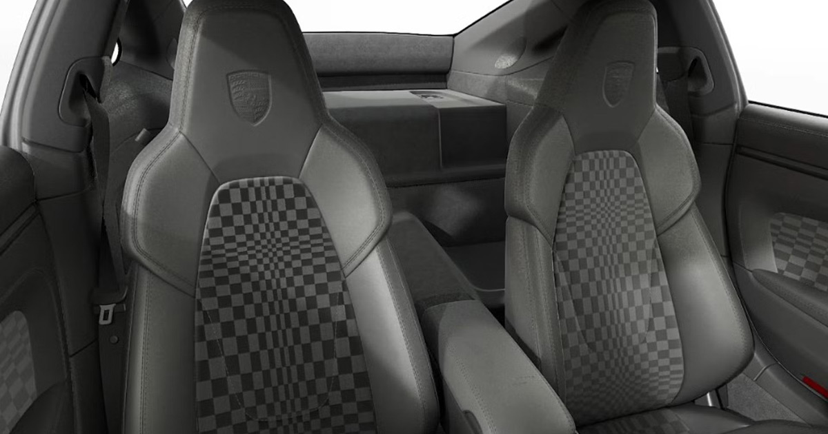 Porsche 911 Carrera sæder med Club Læder