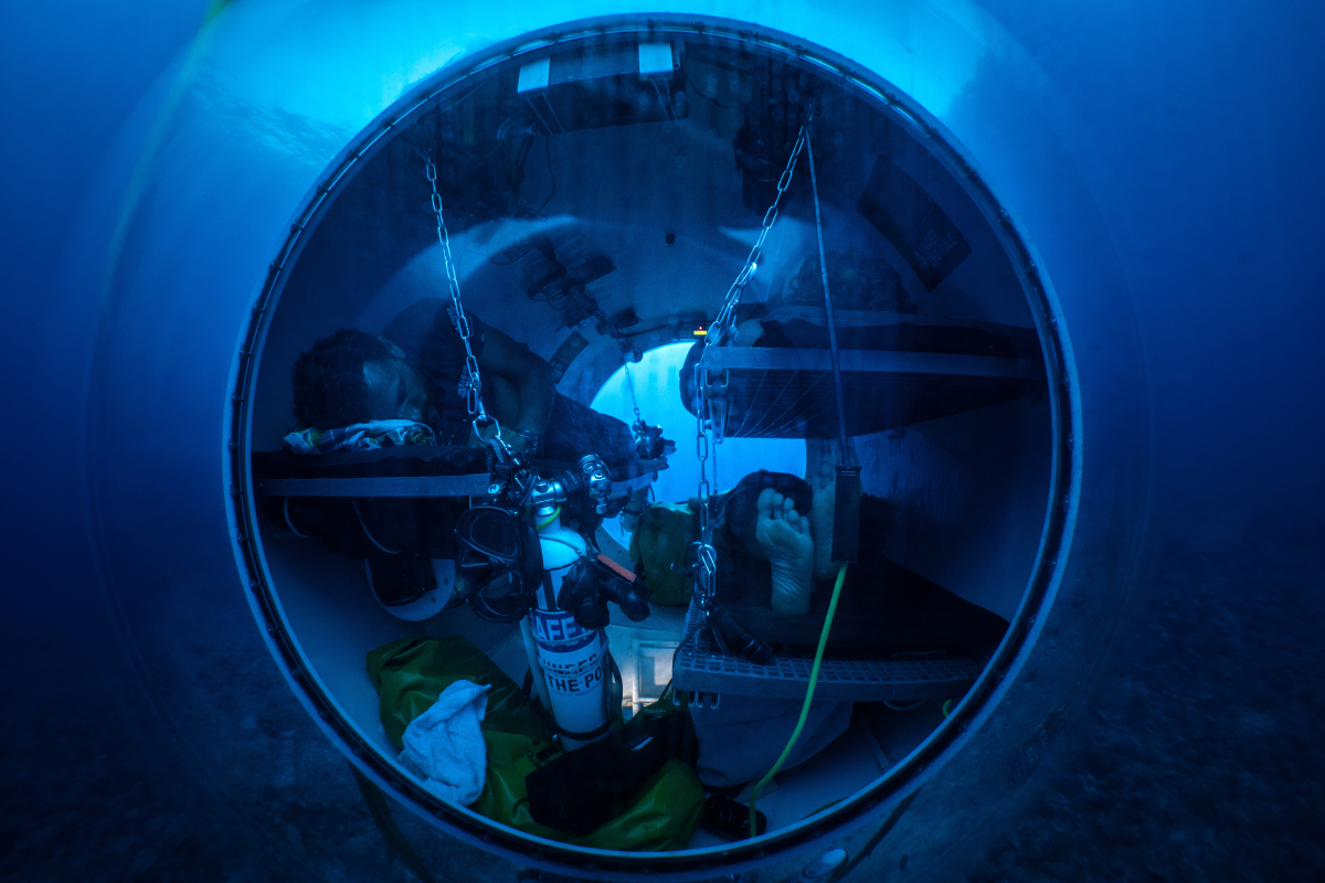 The Under The Pole capsule in action.