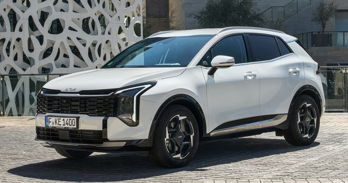 Et foto af den opdaterede Kia Sportage