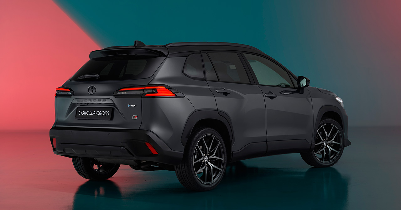 Interiør af Toyota Corolla Cross GR Sport