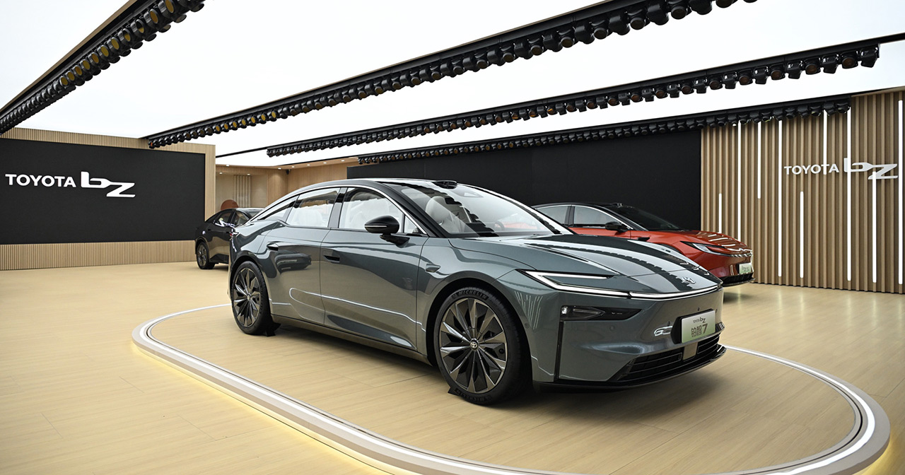 Den dynamiske profil af Toyota bZ7