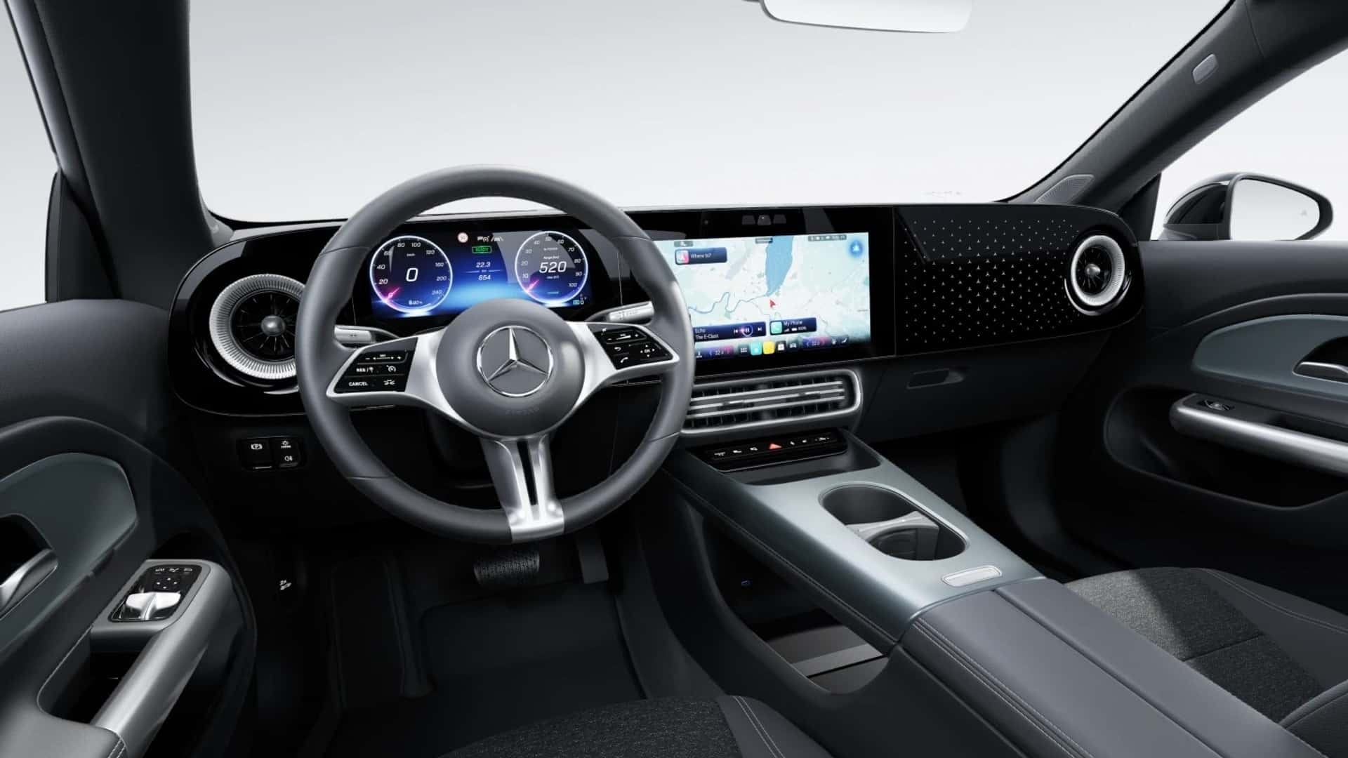 Udsiden af den nye Mercedes-Benz CLA