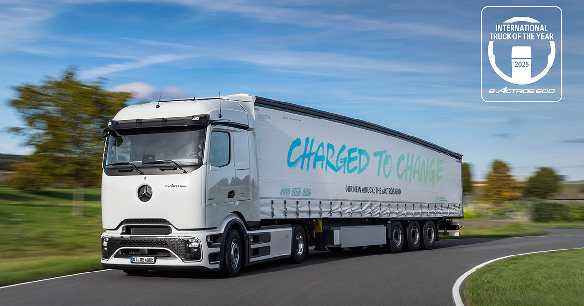 Mercedes-Benz eActros 600 - Årets internationale lastbil 2025