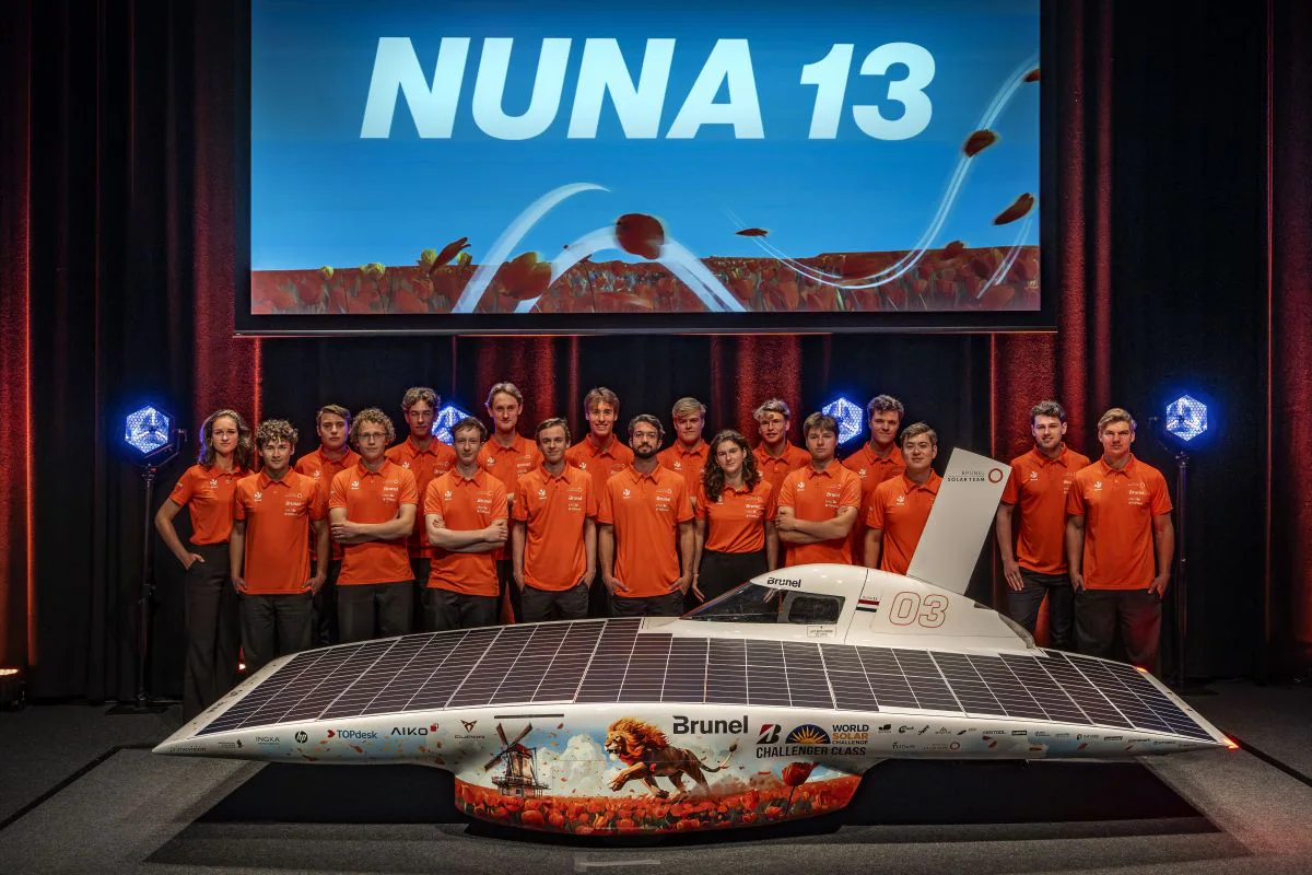 Brunel Solar Team og deres køretøj Nuna 13