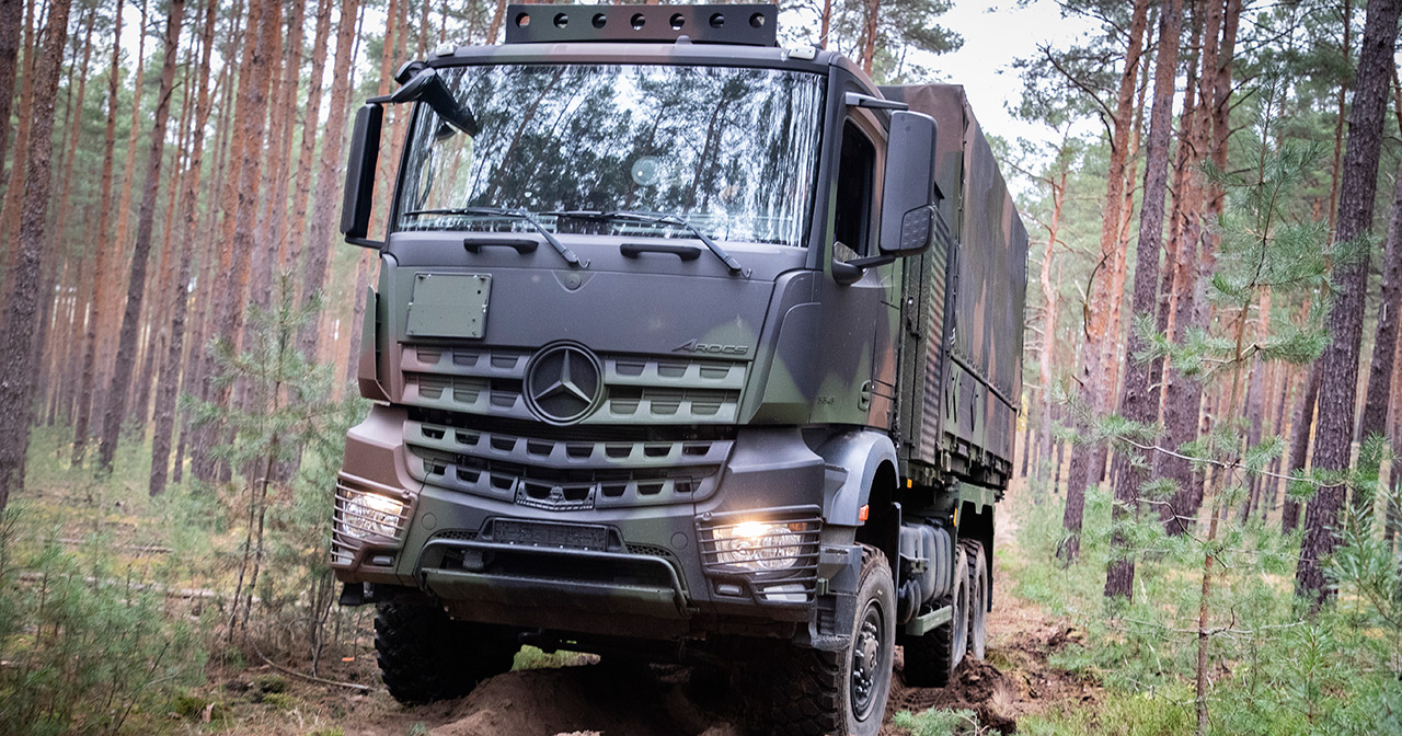 Mercedes-Benz Arocs 4-hjulstræk lastbil