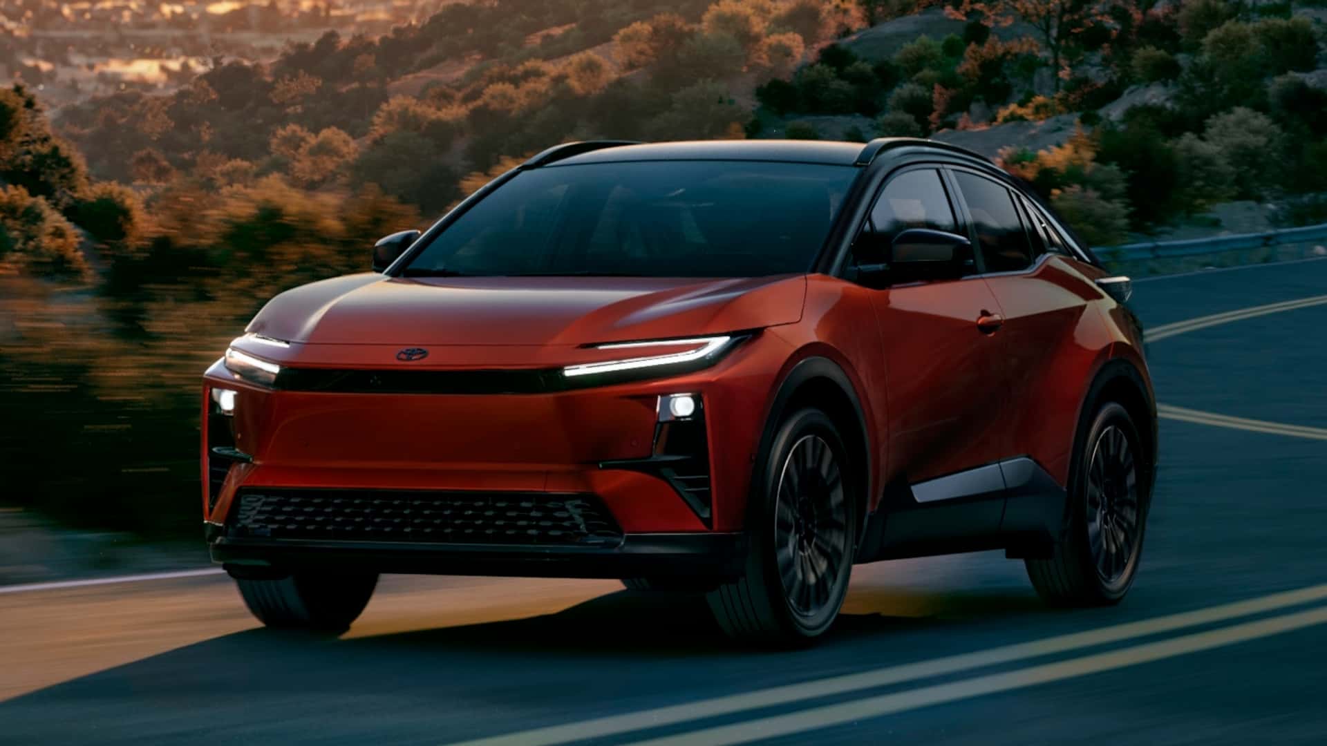 Interiør af Toyota C-HR EV