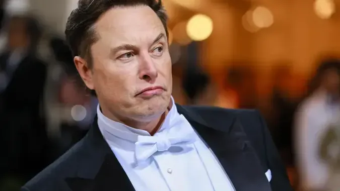 Elon Musks overraskede udtryk