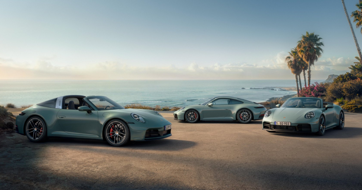 Porsche 911 Carrera 4S i farven hvid