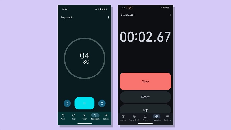 Et billede af elementerne fra den nye grænseflade