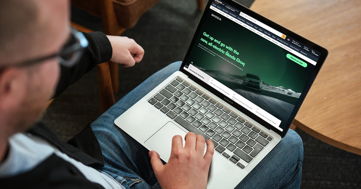 Skoda virtuelt showroom på Amazon UK