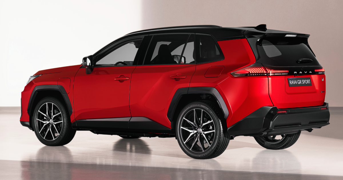 Sporty design af Toyota RAV4 GR Sport