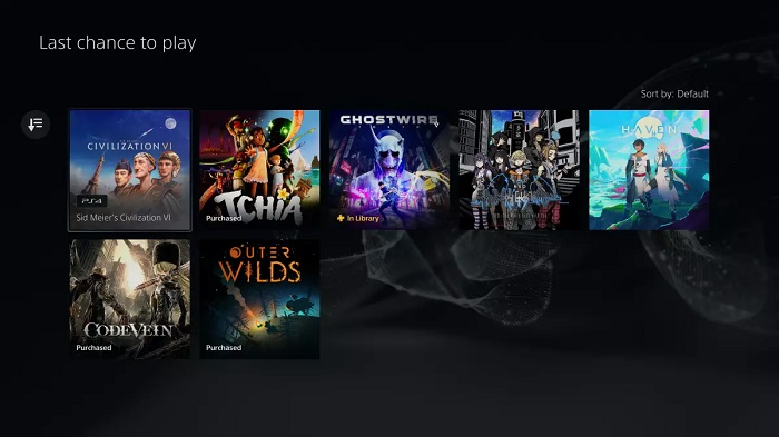 Sony fjerner syv spil fra PS Plus Extra- og Premium-kataloget i marts, herunder Ghostwire: Tokyo og Civilization VI-2