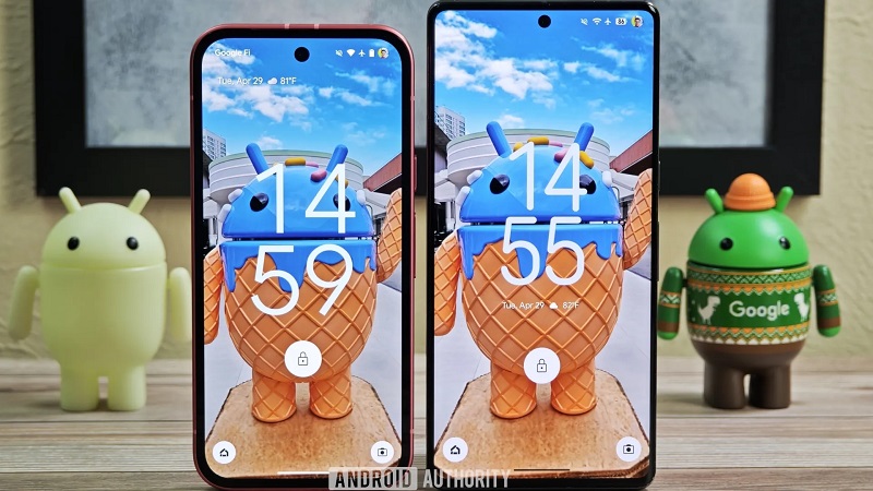 Coloured icons on the settings screen