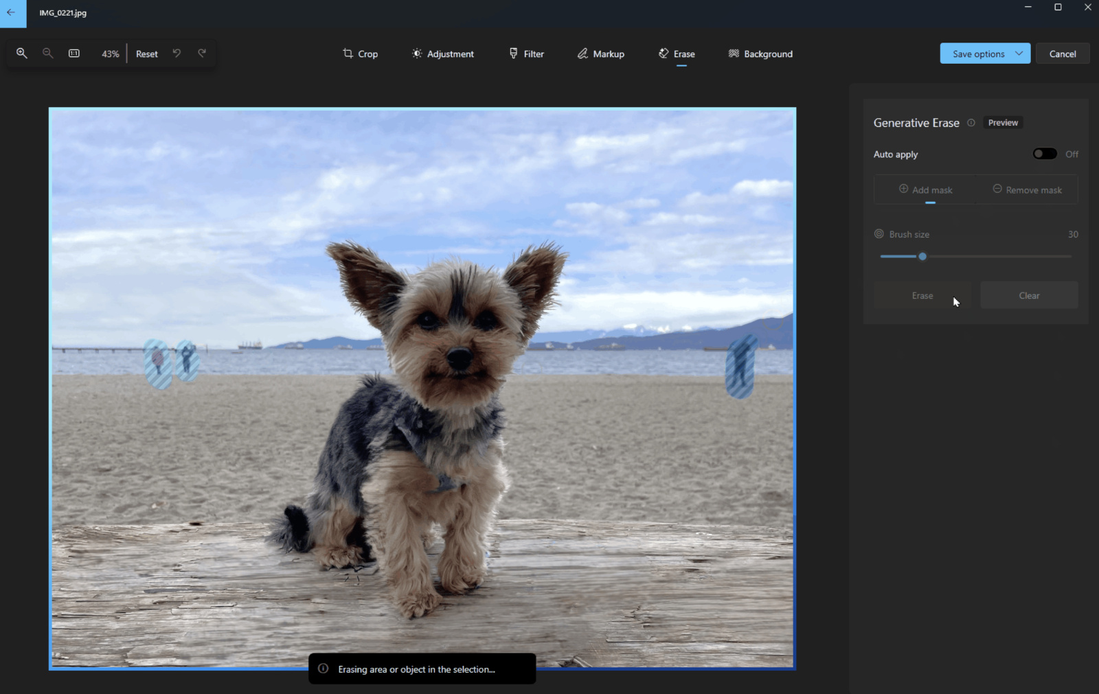 Microsoft tilføjer AI-drevet generativt objektsletningsværktøj til Windows Photos-appen