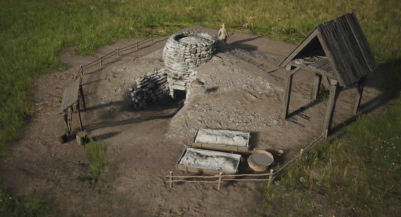 Manor Lords gameplay skærmbillede