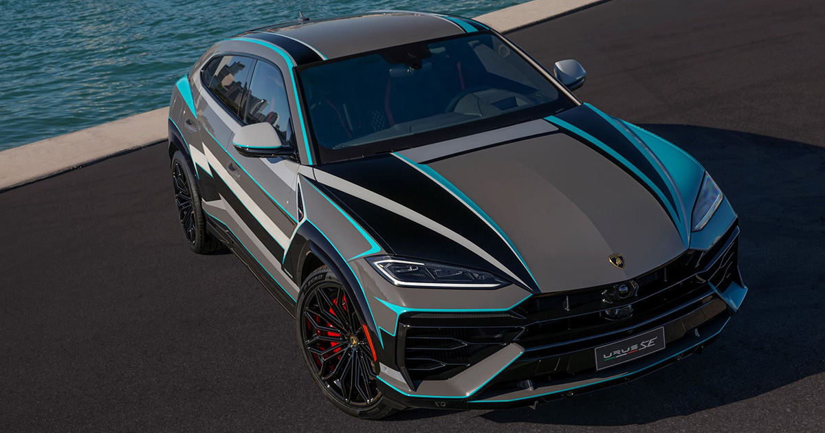 Lamborghini Urus SE interiør med læderindtræk