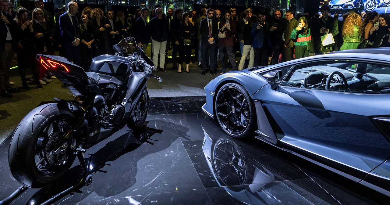 Et fælles projekt mellem Ducati og Lamborghini.