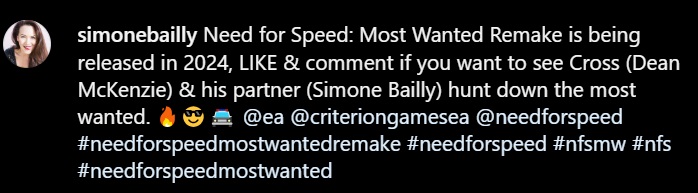 Det er sandt!!! Det er kommet frem, at en genindspilning af Need for Speed: Most Wanted er under udvikling og vil udkomme i 2024.-2