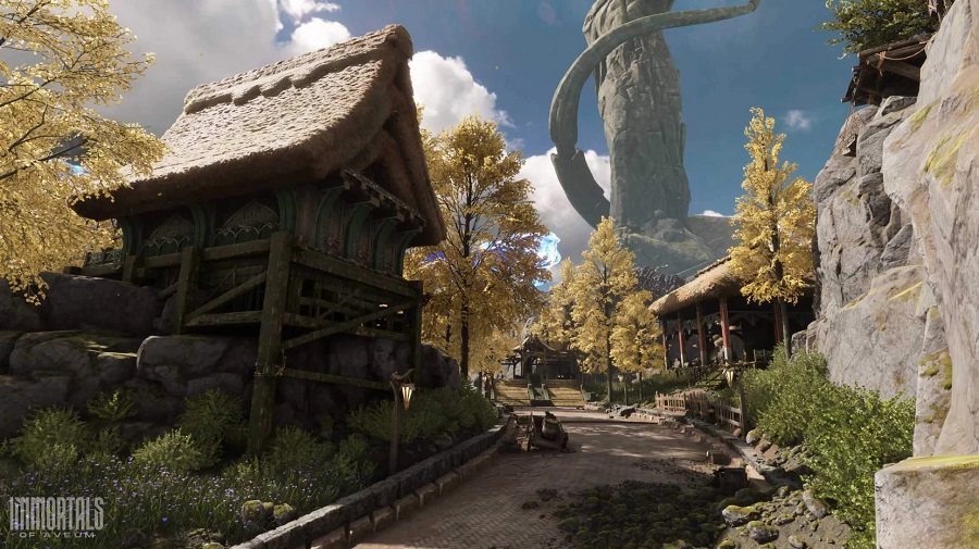 En malerisk landsby og en fæstning af kampmagikere på de nye screenshots af shooteren Immortals of Aveum. Billederne viser fremragende grafik og en unik atmosfære i spillet.-5