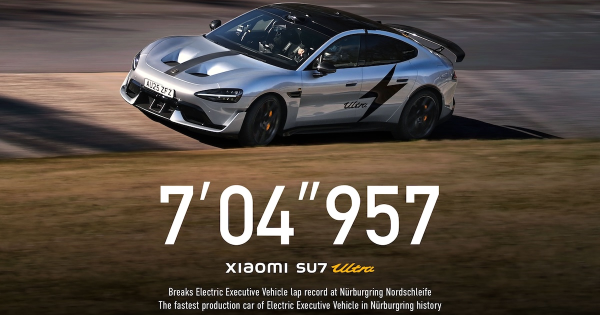 Xiaomi SU7 Ultra ved Nürburgring
