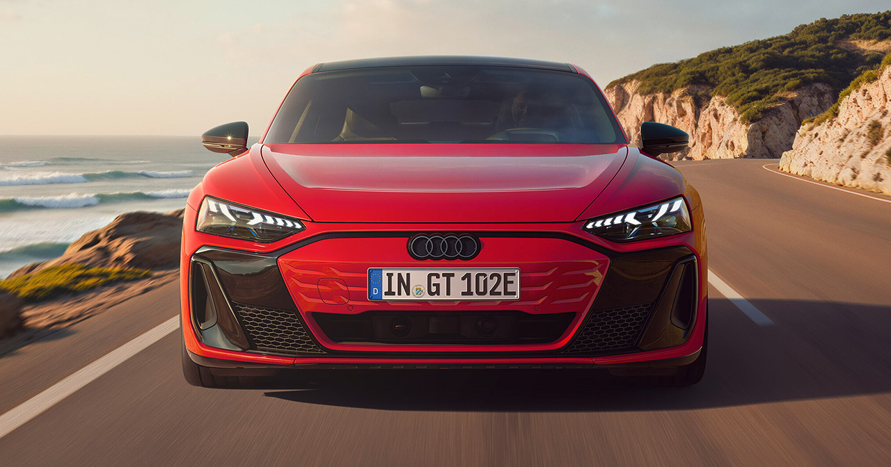 Interiør af Audi e-tron GT quattro