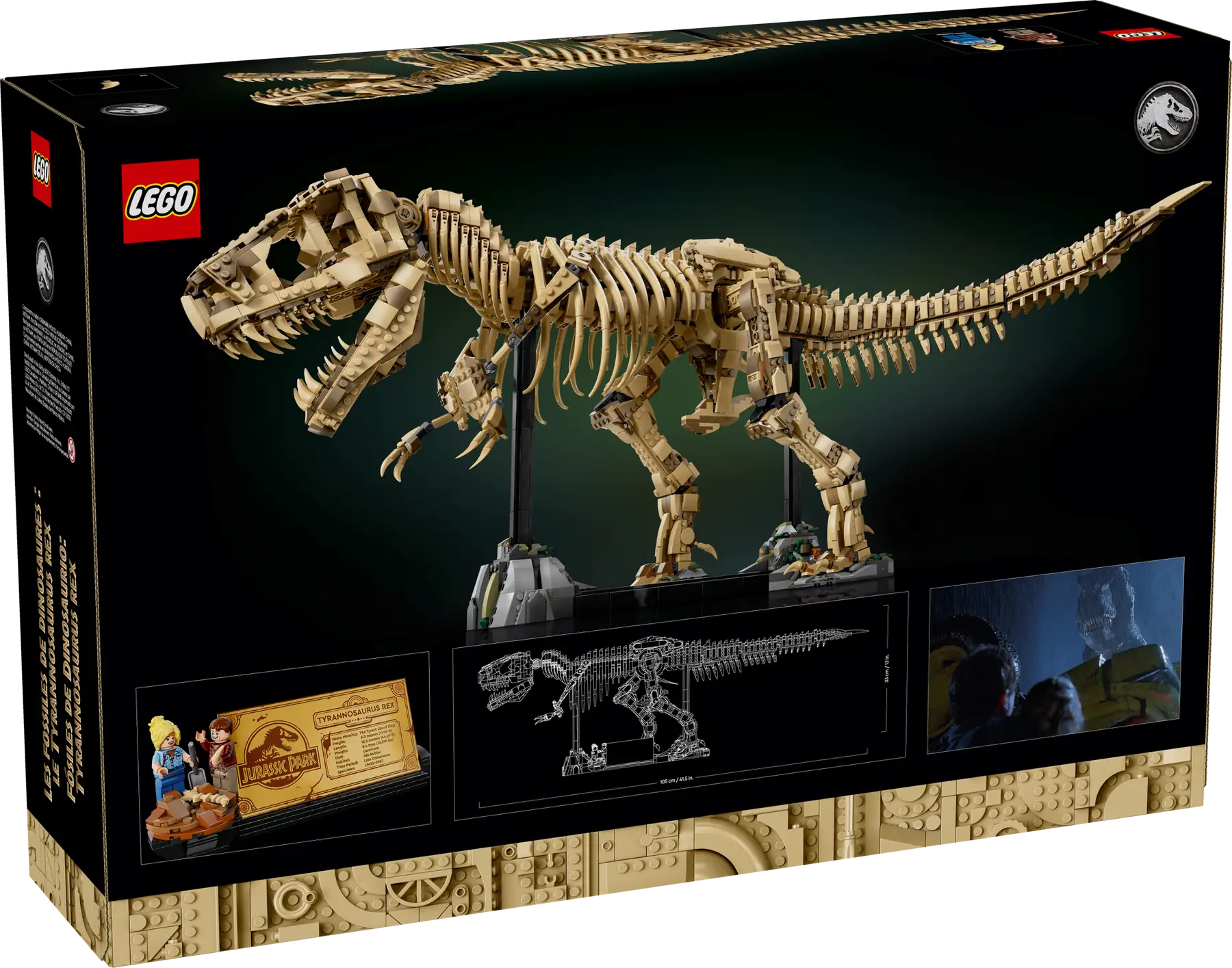 Skelet af T-Rex af LEGO sæt