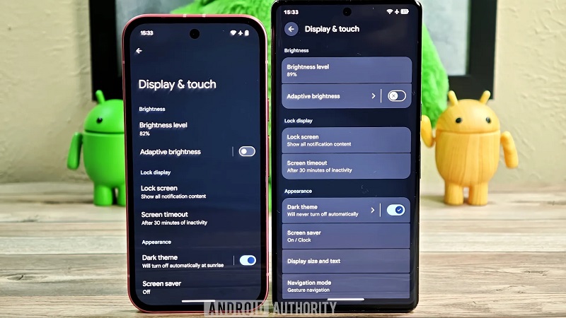 New design of the recent apps menu