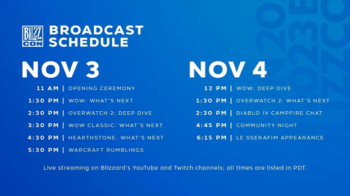 En fest for fans af spil fra Blizzard er på vej! BlizzCon-festivalens program for to actionfyldte dage er blevet offentliggjort.-2