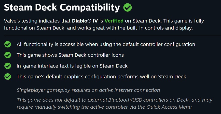 Helvede i dine hænder: Diablo IV vil være tilgængelig på den håndholdte konsol Steam Deck. Spillet er blevet testet og er fuldt kompatibelt med Valves enhed.-2