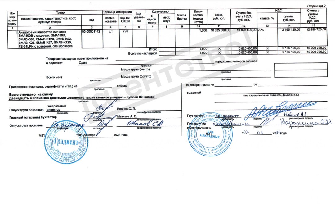 Dokumenter, der bekræfter køb af udstyr. Illustration: "Agentur"