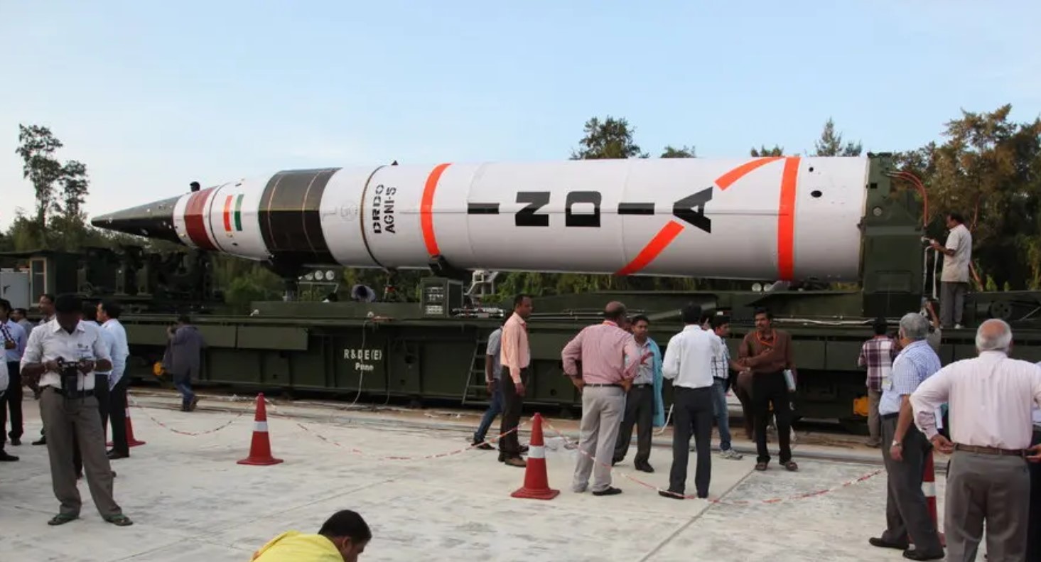 Indisk ballistisk missil Agni-V (Agni-5)